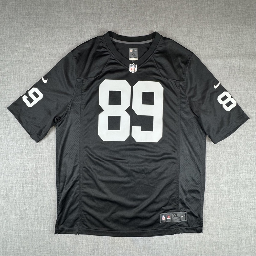 Oakland Raiders Jersey Mens XL Black Nike On Field Amari Cooper 89 NFL Football